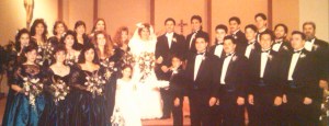The García and Peralta families came together to celebrate our wedding day on November 17, 1990. (Sandra and Eddie  García Family Photo)