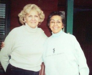 My sister Patty (1953-2003) & (1930-2003) in early 2003. Sandra and Eddie García family photo)